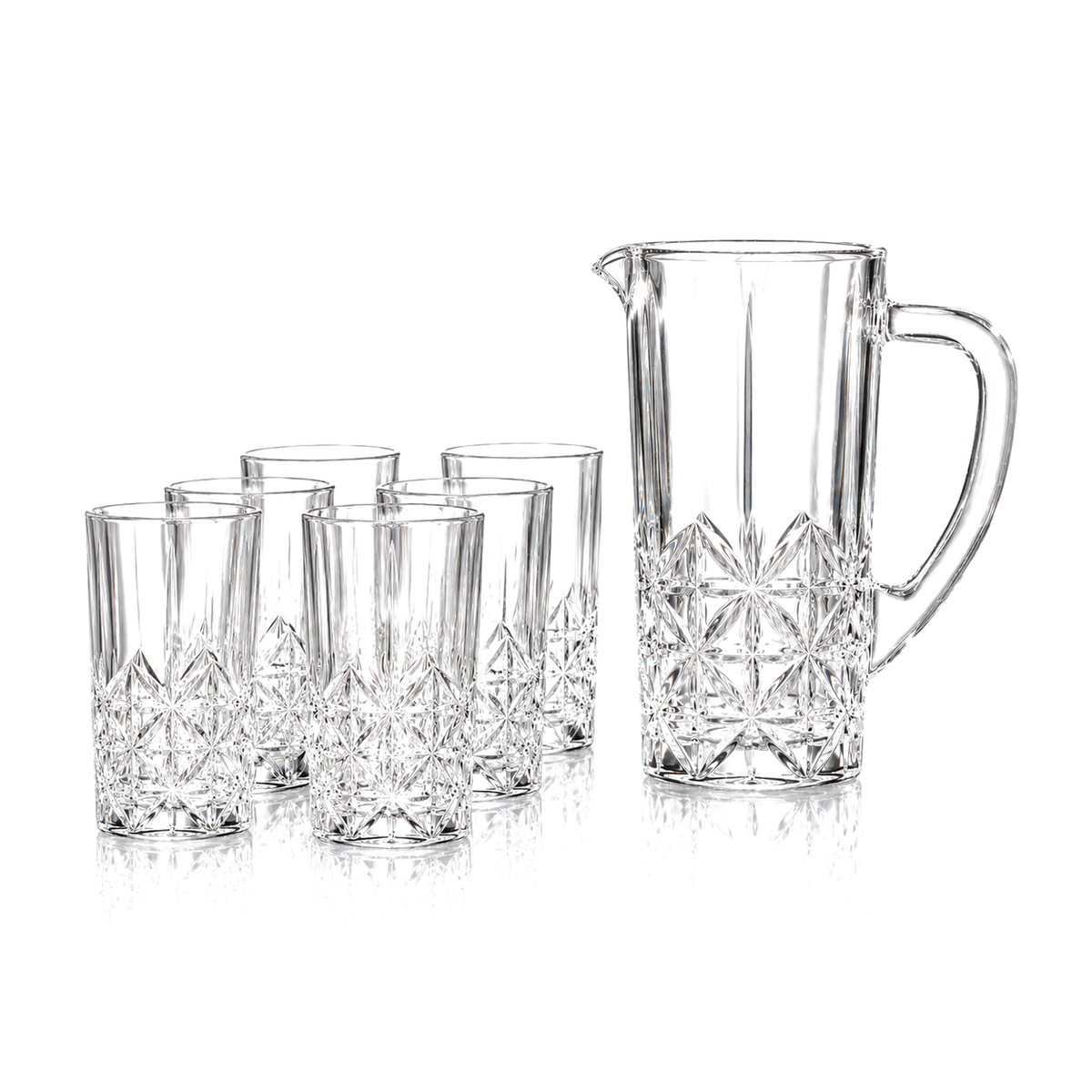 Crystal jug set set