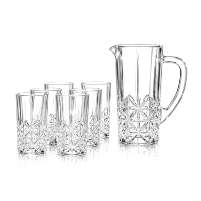 Crystal jug set set