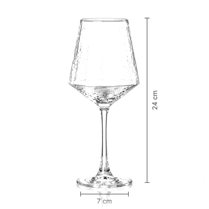 Wine glass dimensions 7 cm x 24 cm