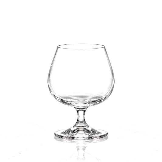 Crystal snifter glasses 250 ml, set of 6