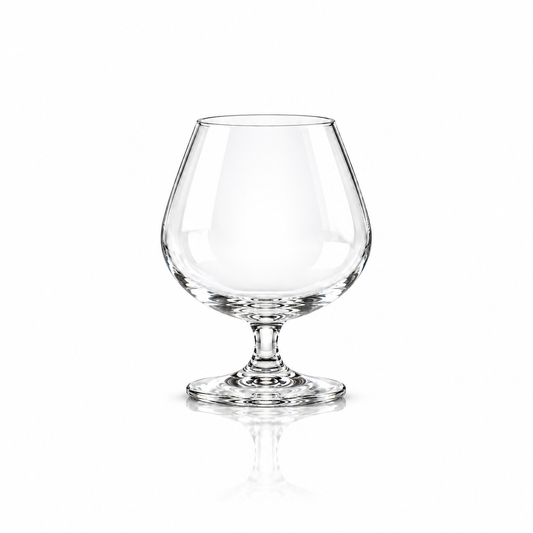 Crystal snifter glasses 360 ml, set of 6