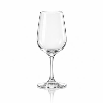 Small crystal wine glasses 230 ml, set of 6