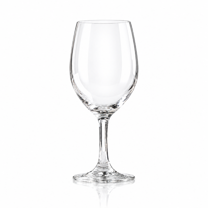Crystal wine glasses 250 ml, set of 6