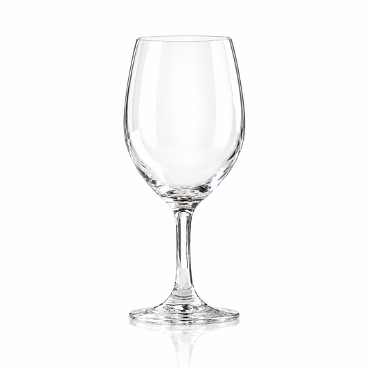 Crystal wine glasses 250 ml, set of 6