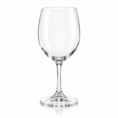 Crystal wine glasses 350 ml, set of 6