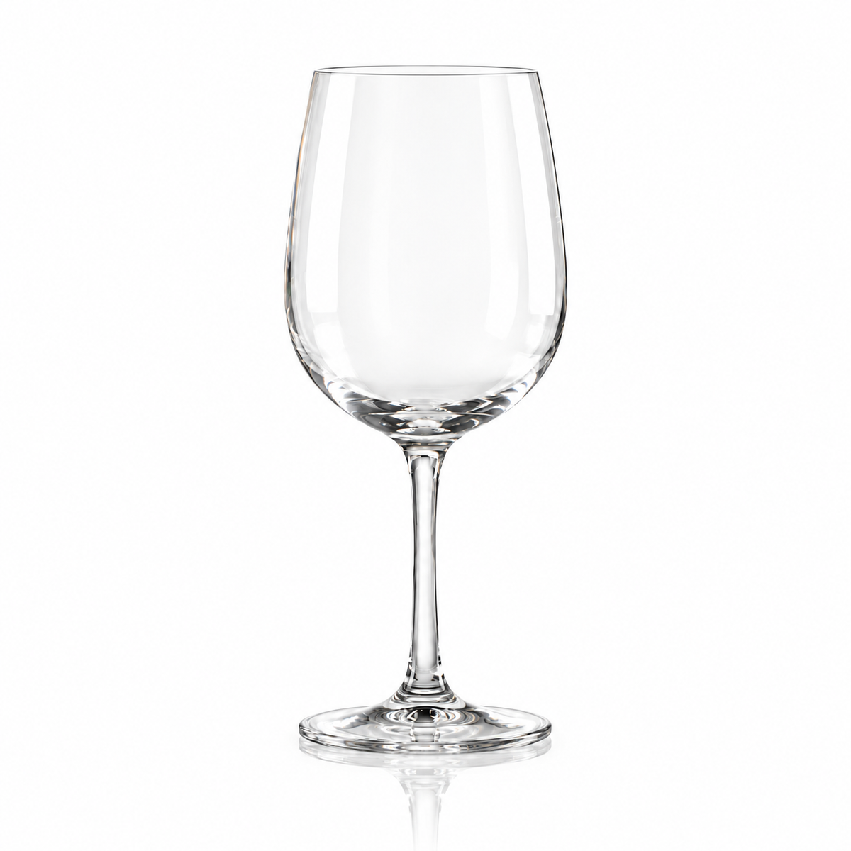 Crystal wine glasses 350 ml, set of 6