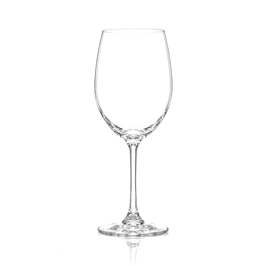 Crystal wine glass