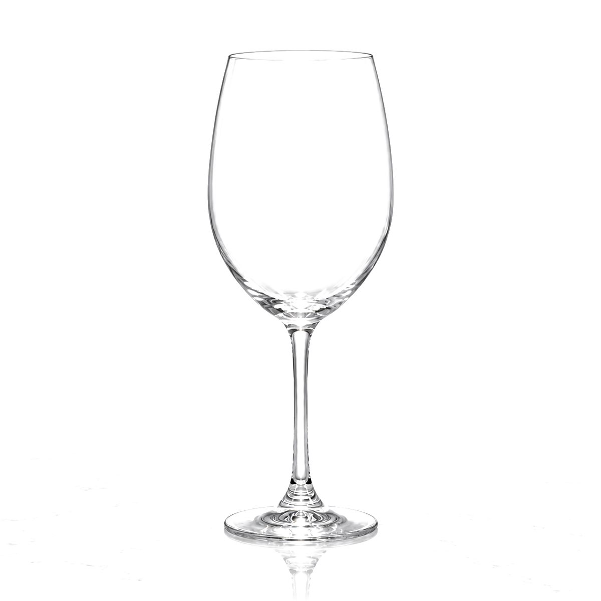 Large crystal wine glasses 550 ml, set of 6