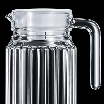 J-701 lid, spout and handle close-up