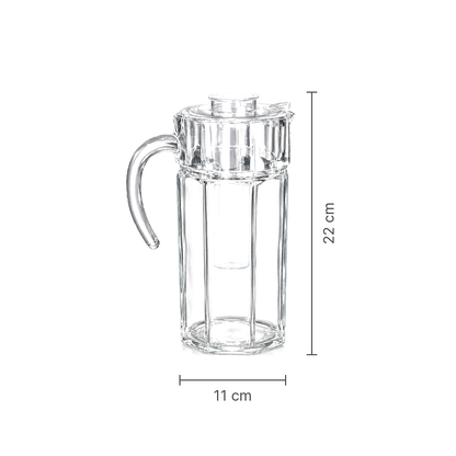 J-704 glass jug dimensions 11 x 22 cm