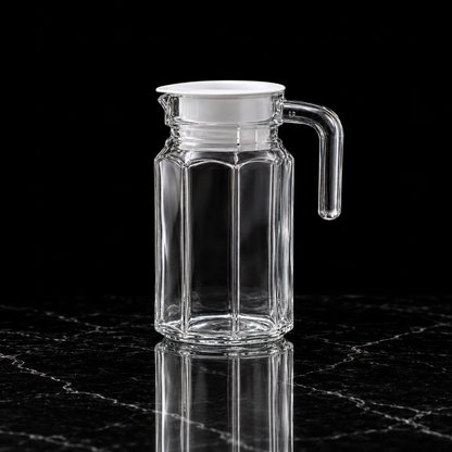 J-706 glass jug on black marble
