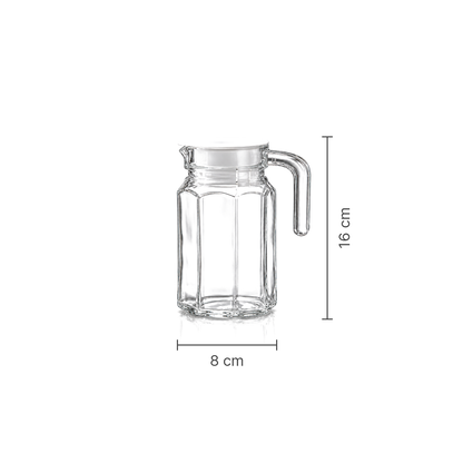 J-706 glass jug dimensions 8 x 16 cm