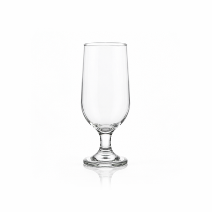 J-709 stemmed glass on white