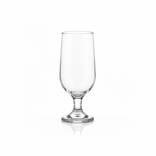 J-709 stemmed glass on white