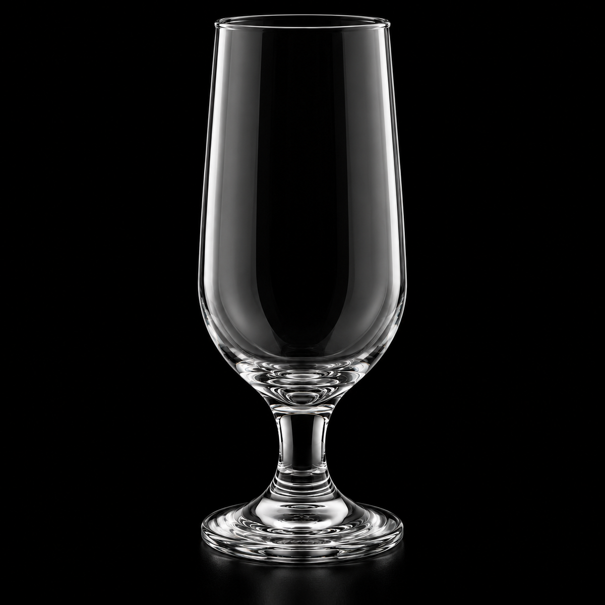 J-709 stemmed glass close-up
