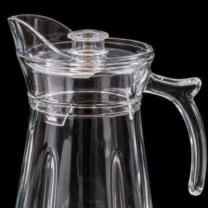 J-715 lid, spout and handle close-up