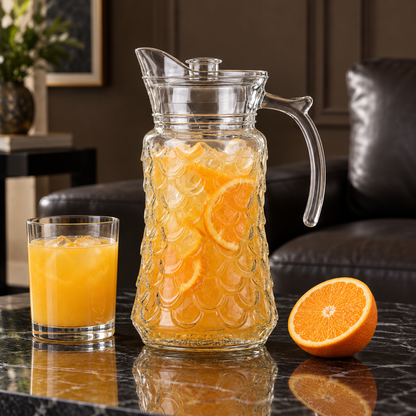 J-717 glass jug with orange juice