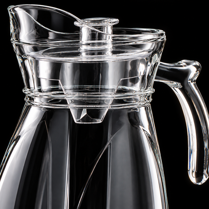 Glass Jug With Lid detail
