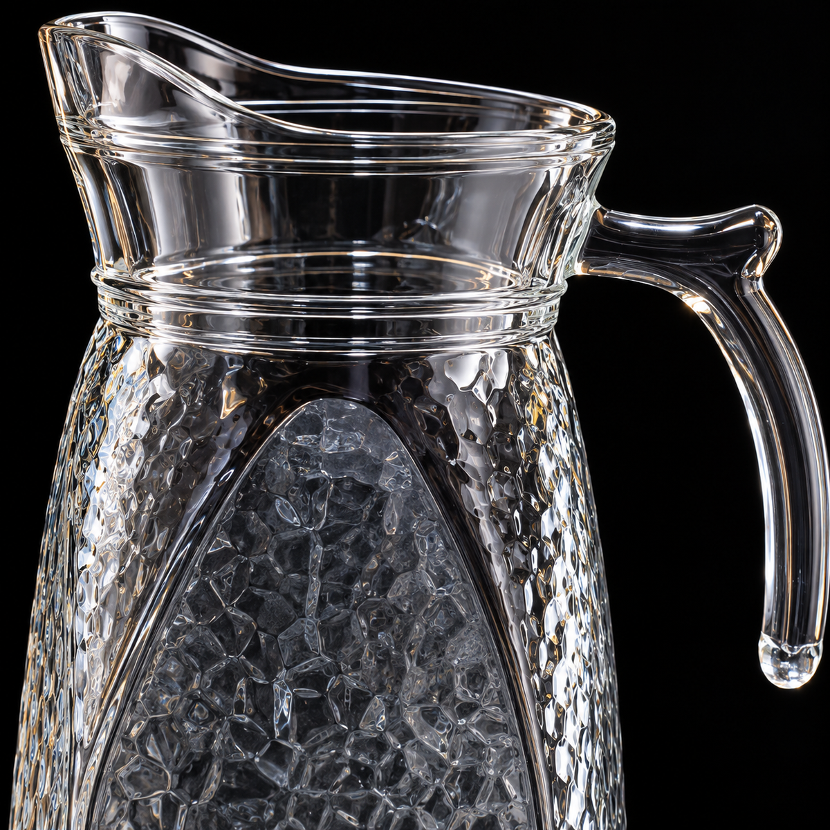 Glass Jug With Lid detail