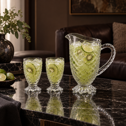 J-813 jug set with kiwi lime lemonade