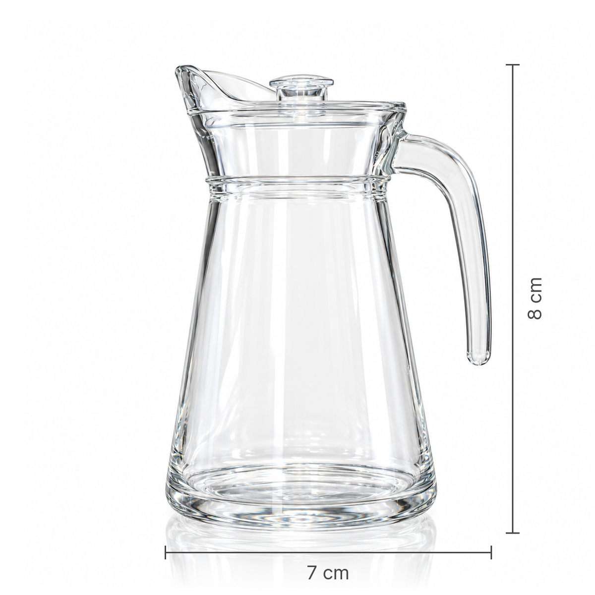 Glass Jug set with 4 tumblers
