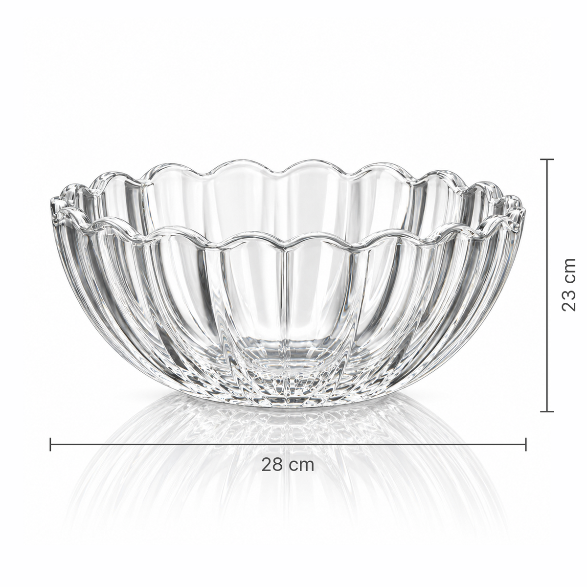 Crystal Serving Bowl second view