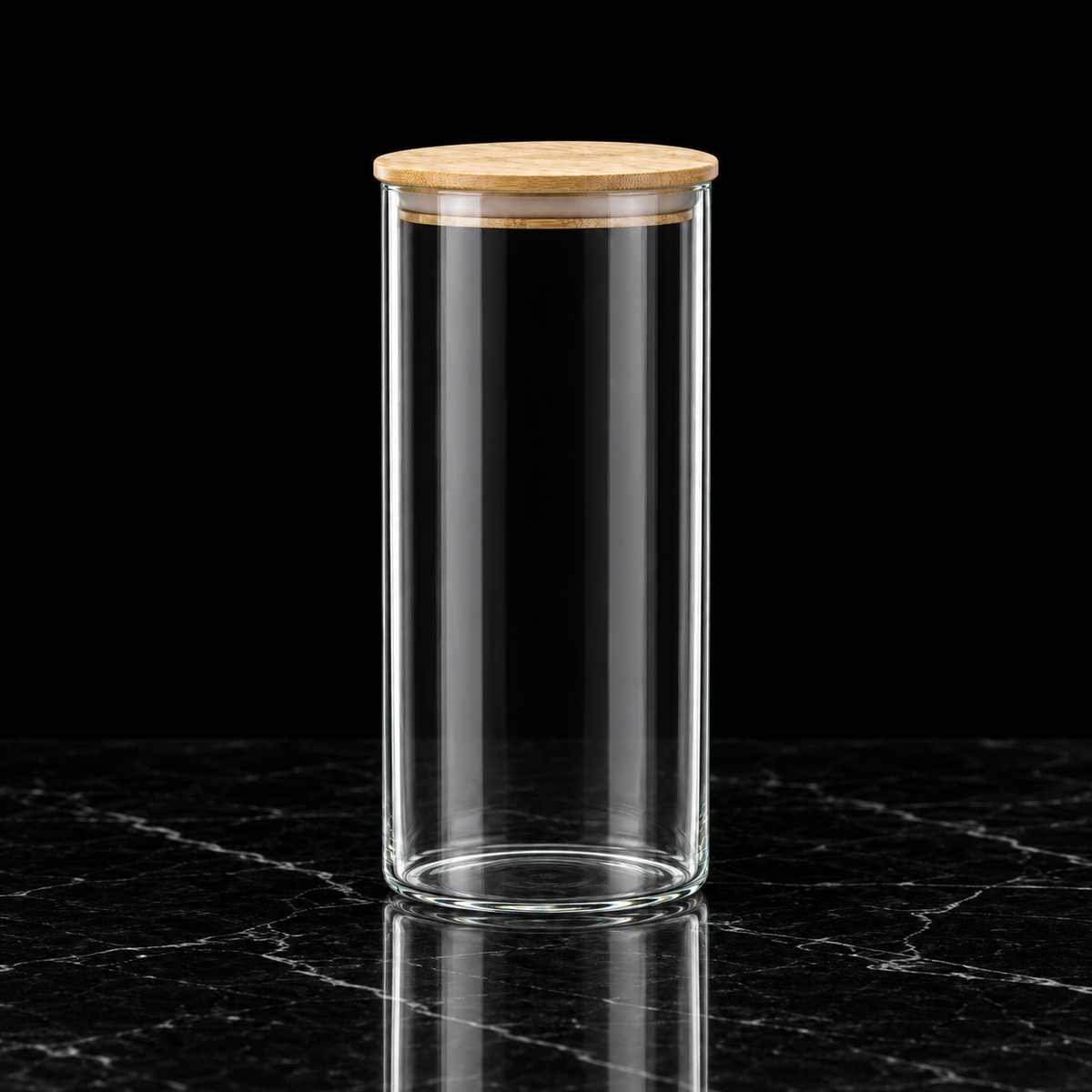K-106 Glass Food Storage Container on black marble
