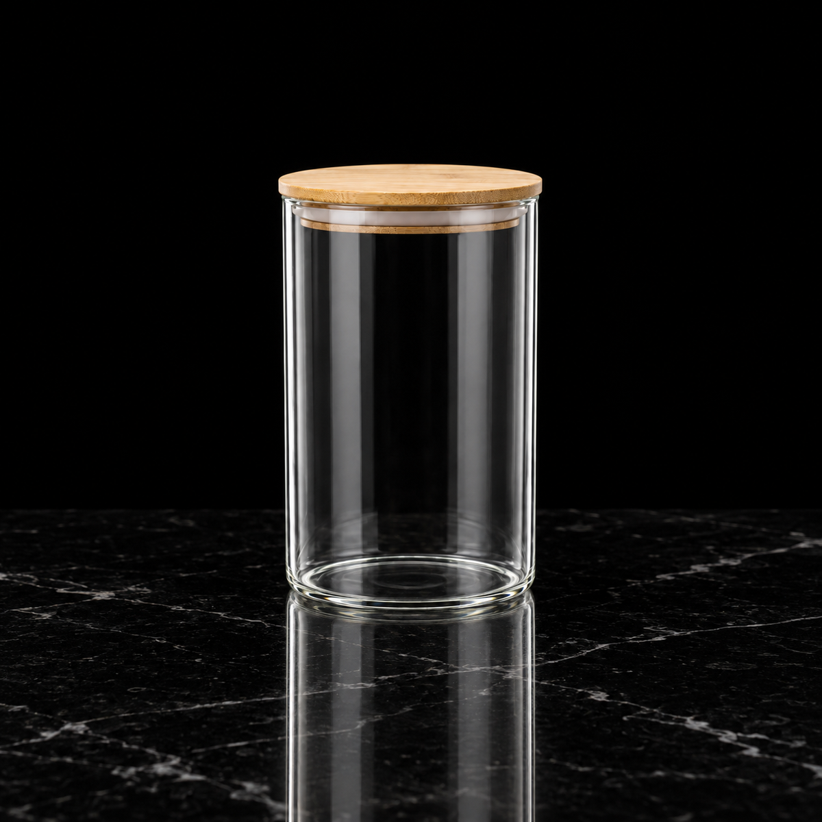 K-107 Glass Food Storage Container on black marble