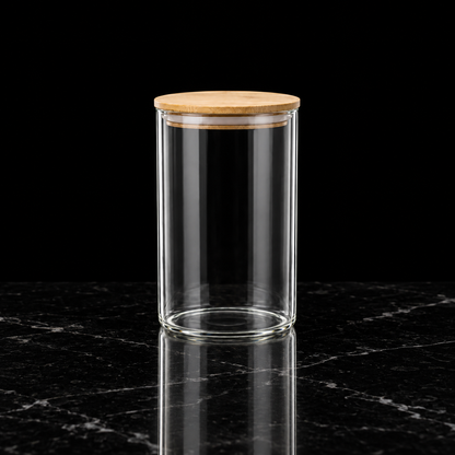 K-107 Glass Food Storage Container on black marble
