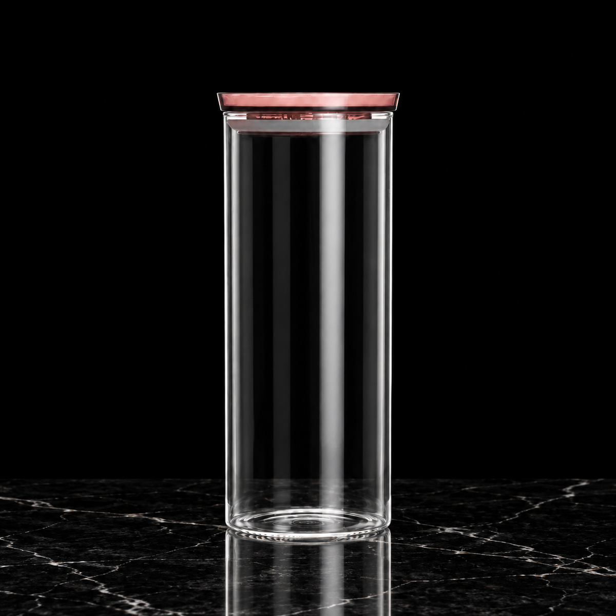 K-113 Glass Food Storage Container on black marble