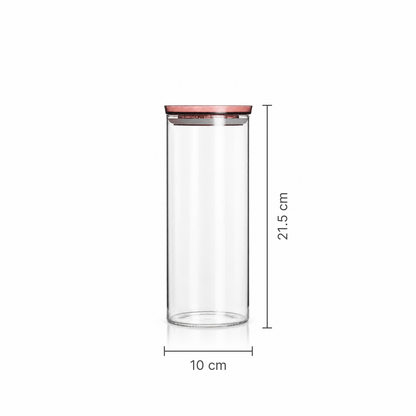K-113 Glass Food Storage Container dimensions 10 x 21.5 cm