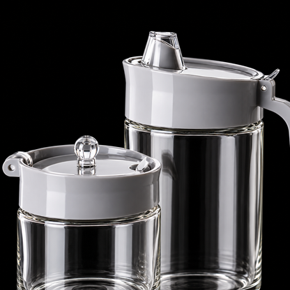K-117 close-up of flip-top and spout lids
