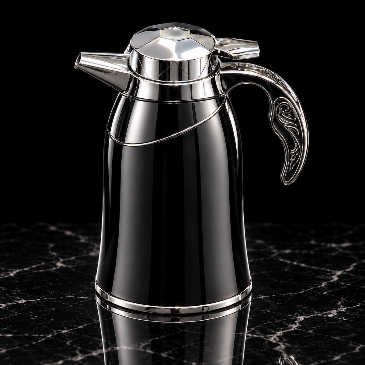 1 Liter Thermos Carafe on black marble