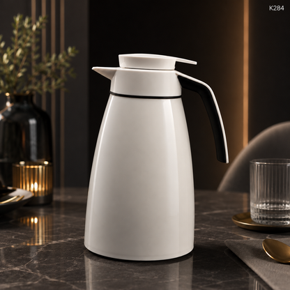 K284 ice cream white carafe closeup detail image