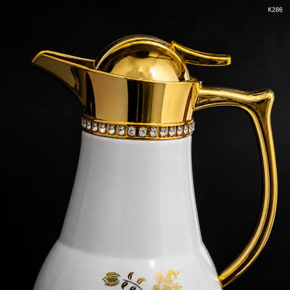 K286 white gold carafe closeup detail image