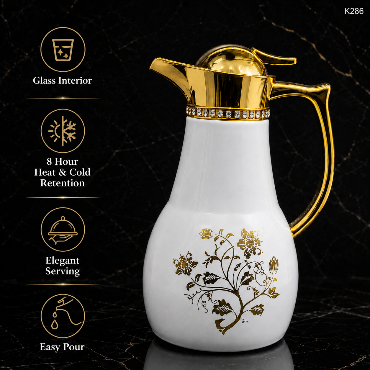 K286 white gold carafe feature image