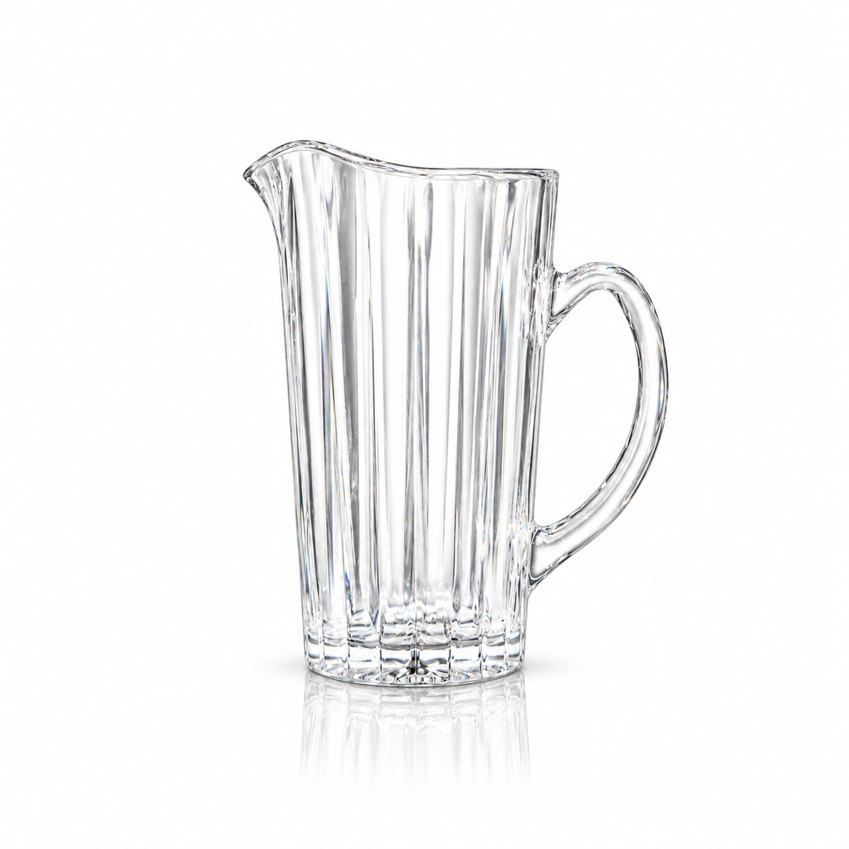 Fluted Glass Jug