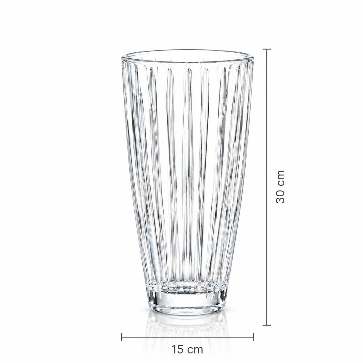 Crystal Flower Vase second view