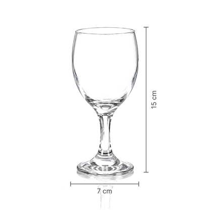 Wine goblet dimensions 7 cm x 15 cm