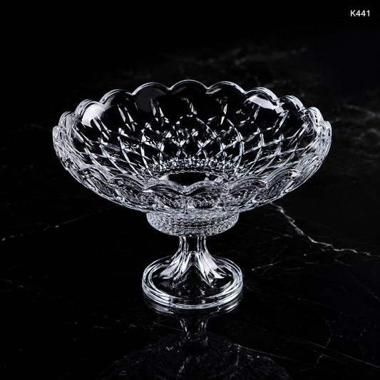 K441 crystal serving bowl dark luxury hero