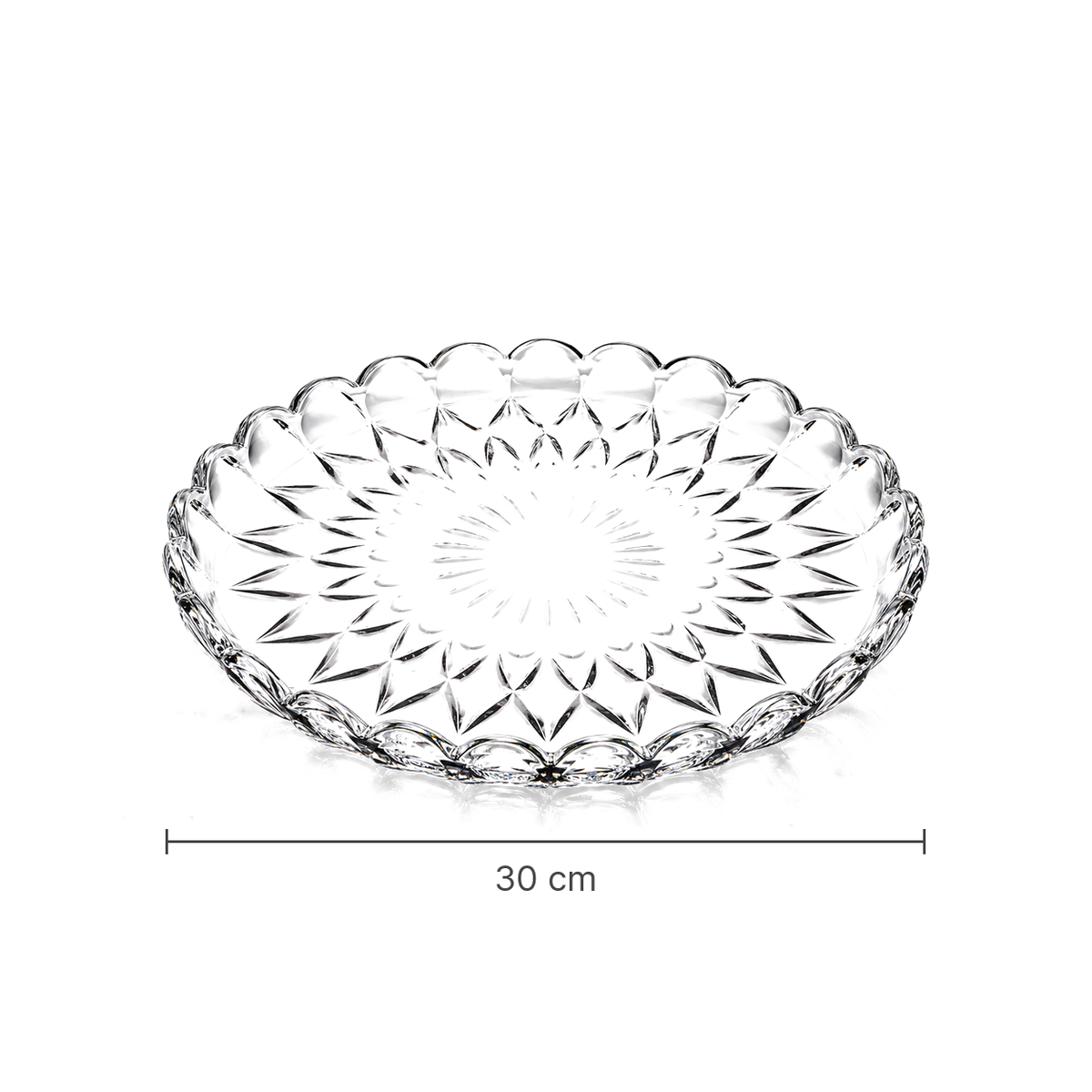 Crystal plate dimensions