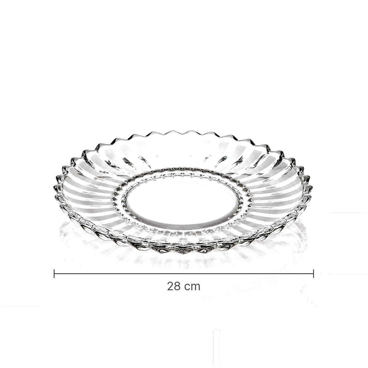 Crystal plate dimensions
