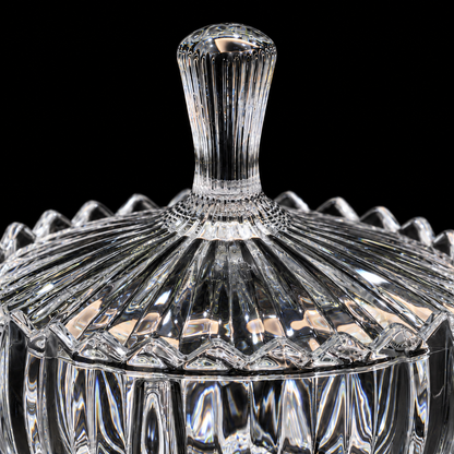 K-468 cut crystal detail close-up