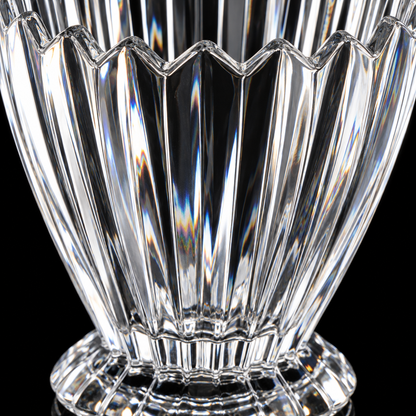 Crystal Flower Vase detail
