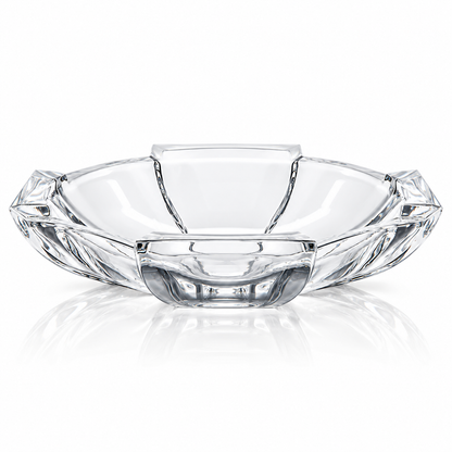 Crystal fruit serving bowl