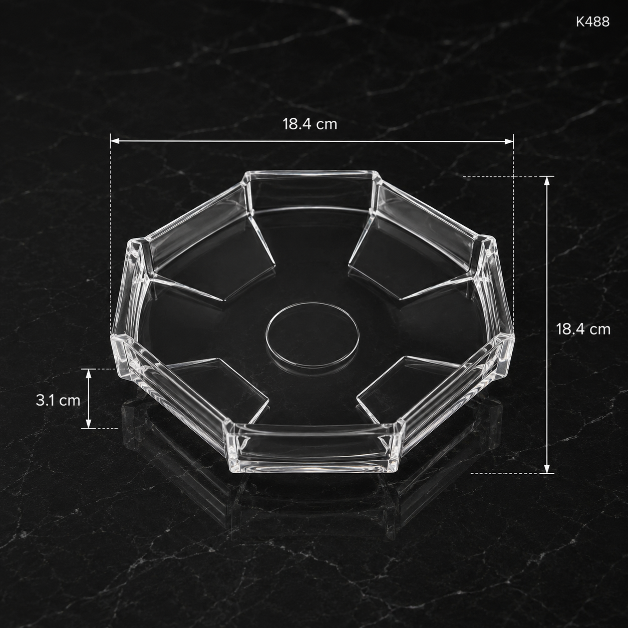 K488 dimensions infographic