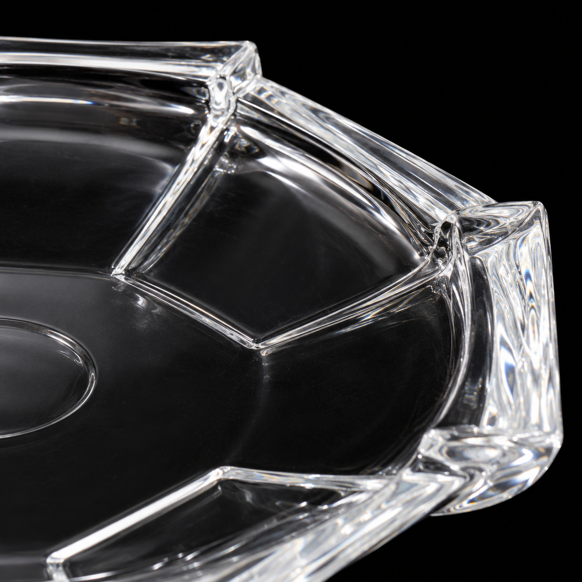 Crystal plate close-up