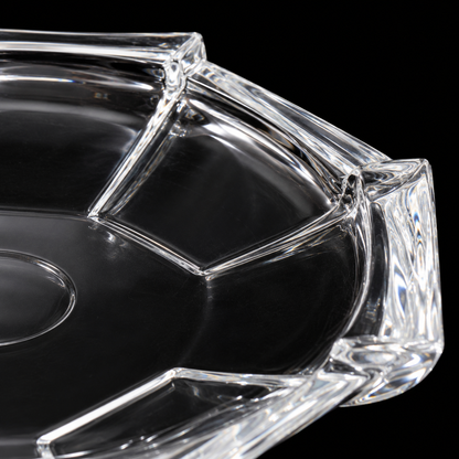Crystal plate close-up