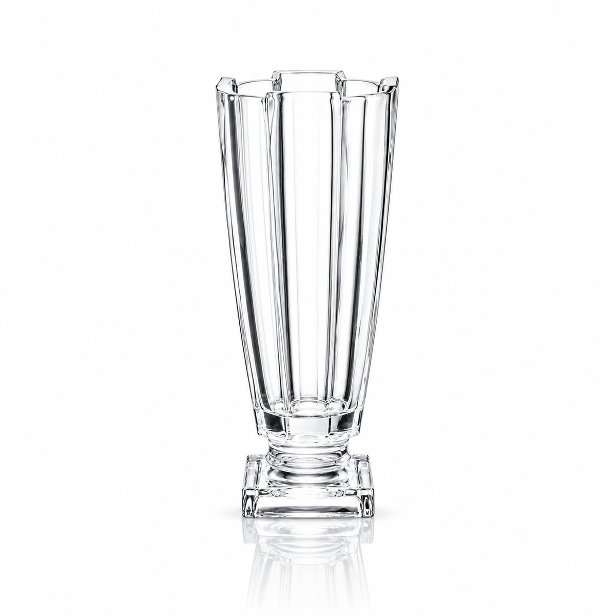 Crystal flower vase