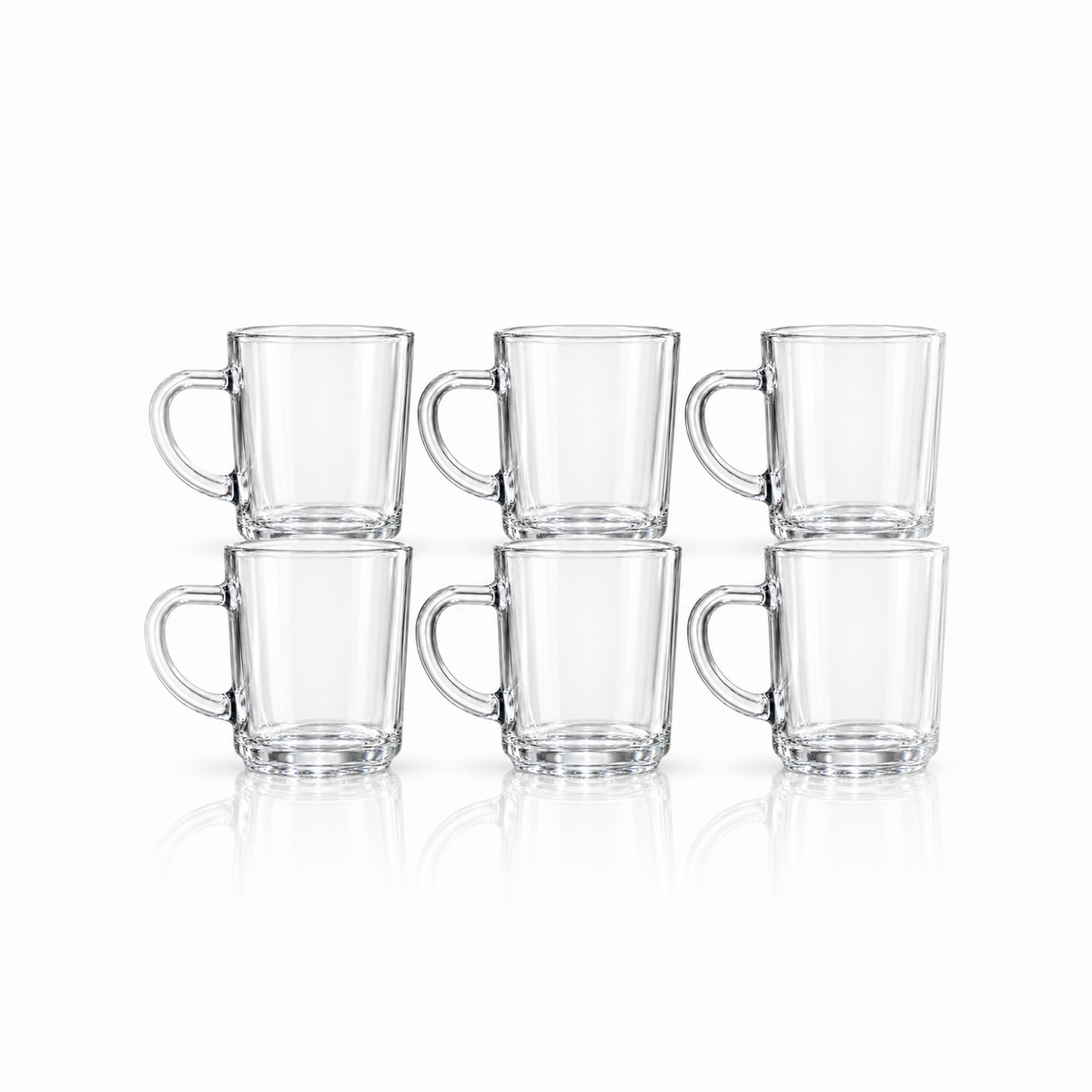 M-101 glass mug set of 6